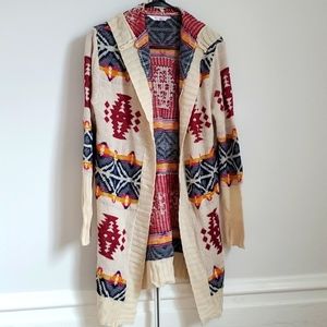 Hooded Long Sleeve Cardigan